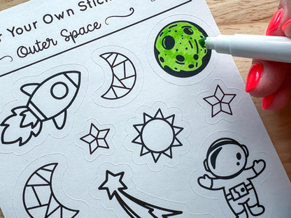 Outer Space Party Favor Bag