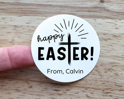 Religious Easter Party Favor Labels (Set of 10)
