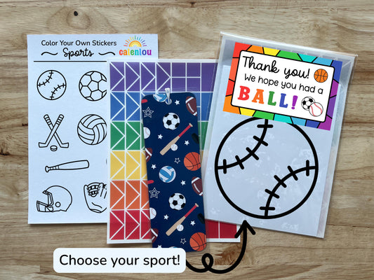 Sports Party Favor Bag