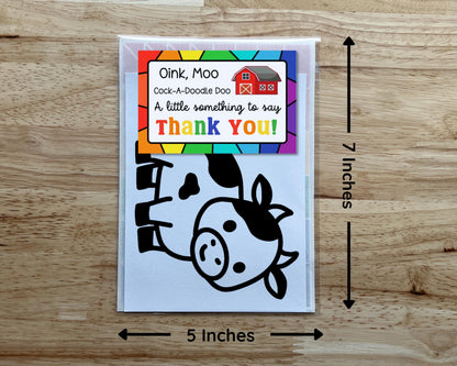 Cow Suncatcher Craft Party Favor