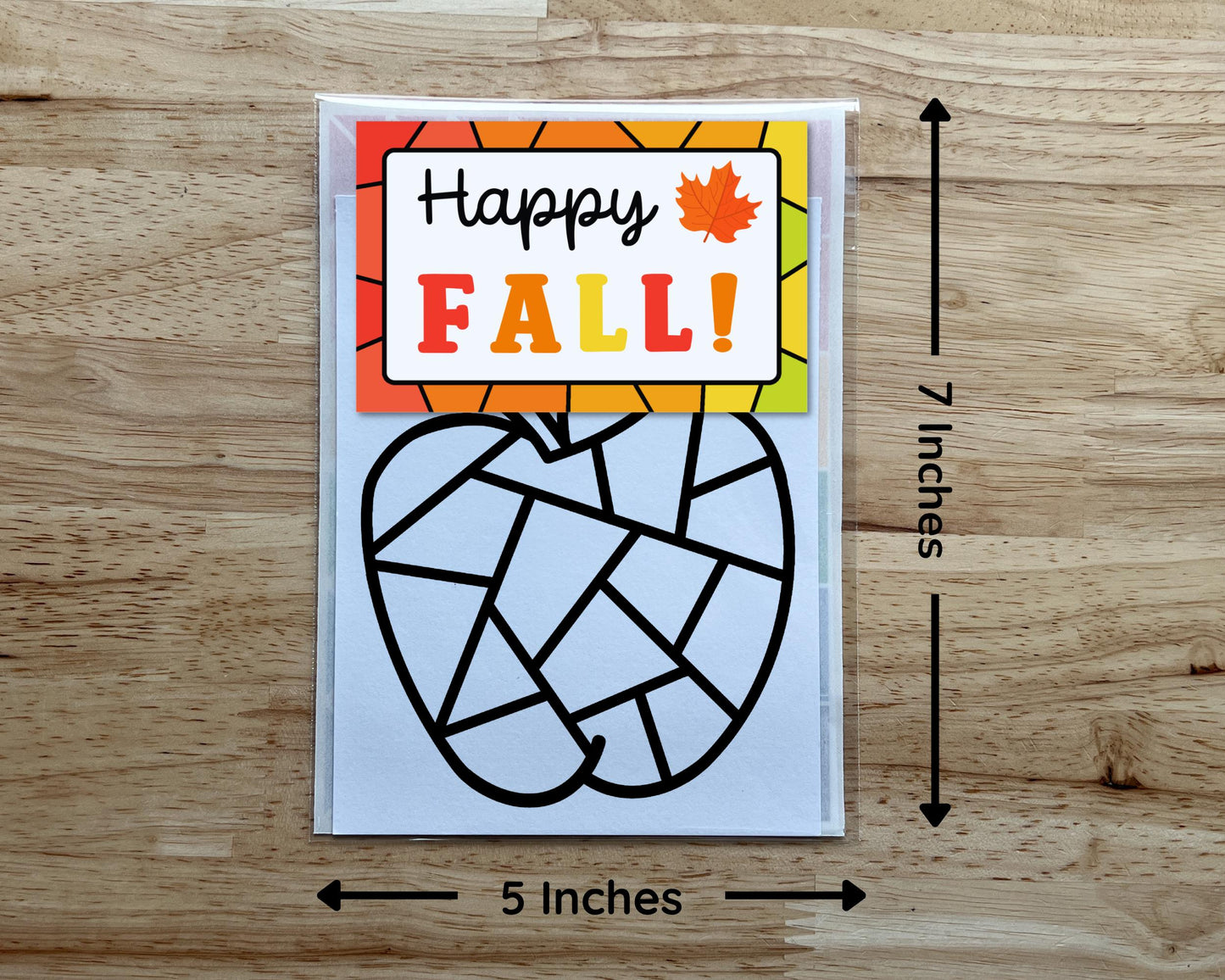 Apple Suncatcher, Fall Craft Kit