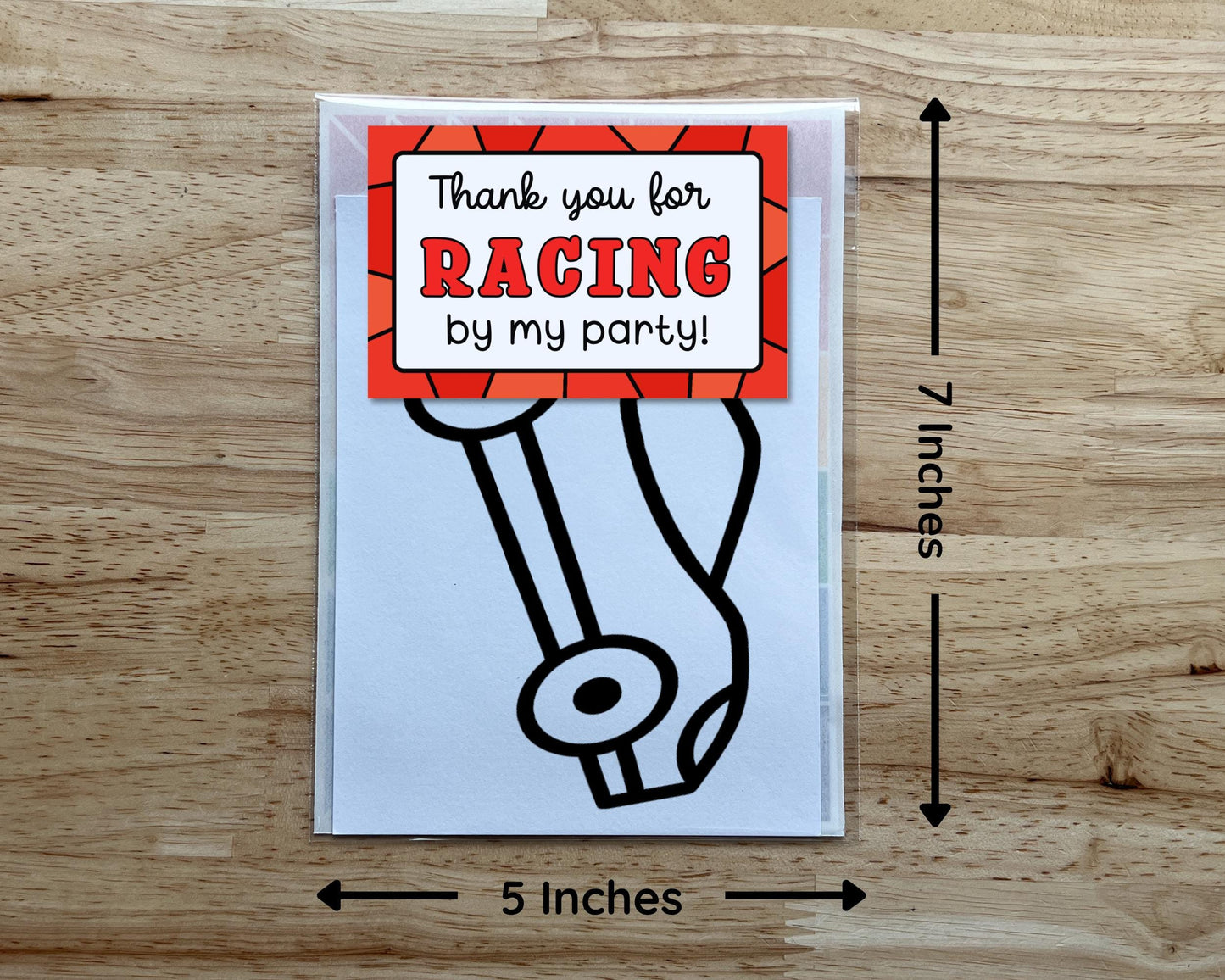 Racecar Suncatcher Craft Party Favor