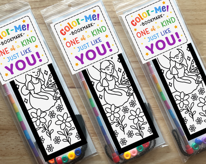 Fairy Garden Coloring Bookmark Craft Kit