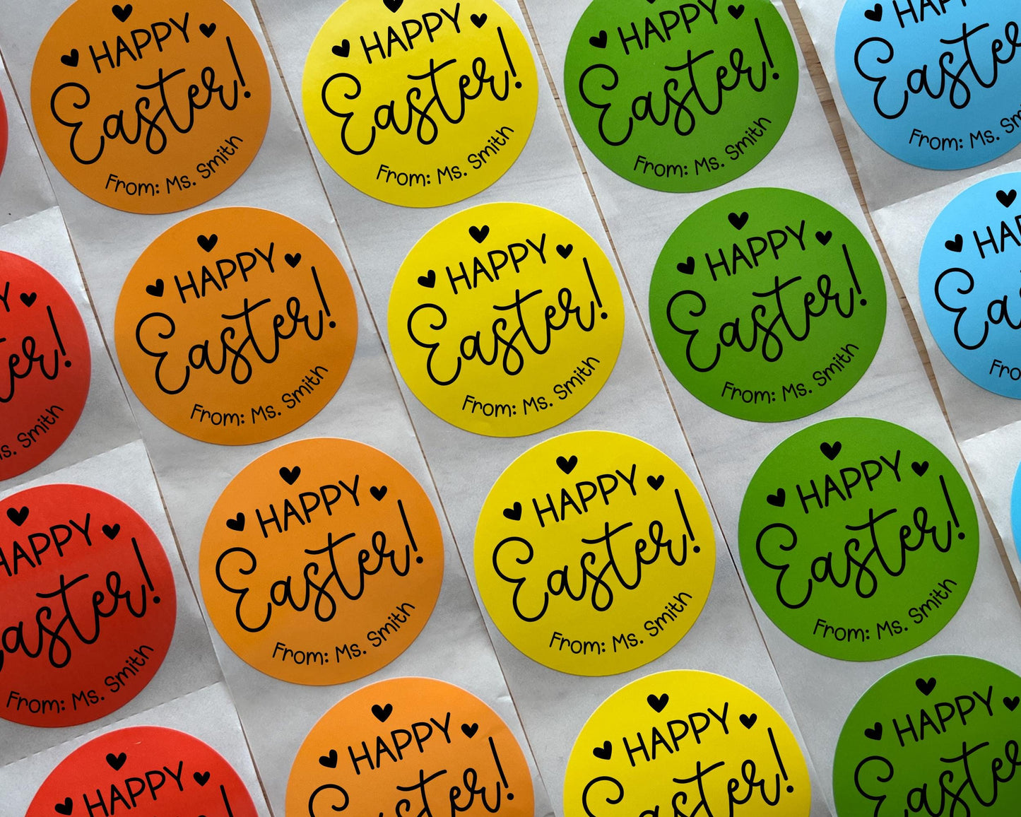 Easter Party Favor Labels (set of 10)