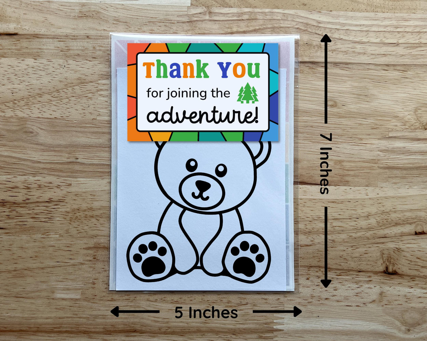 Bear Suncatcher Craft Party Favor