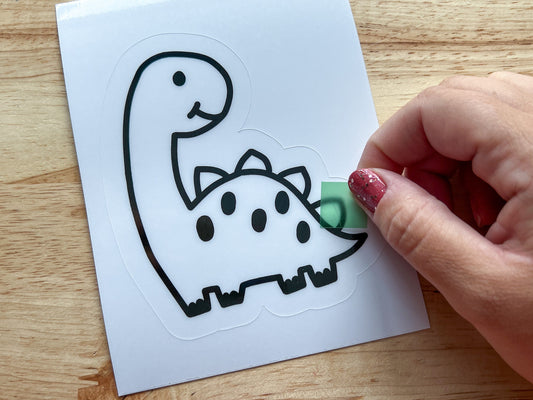 Dinosaur Suncatcher Sticker Craft Kit, Set of 4