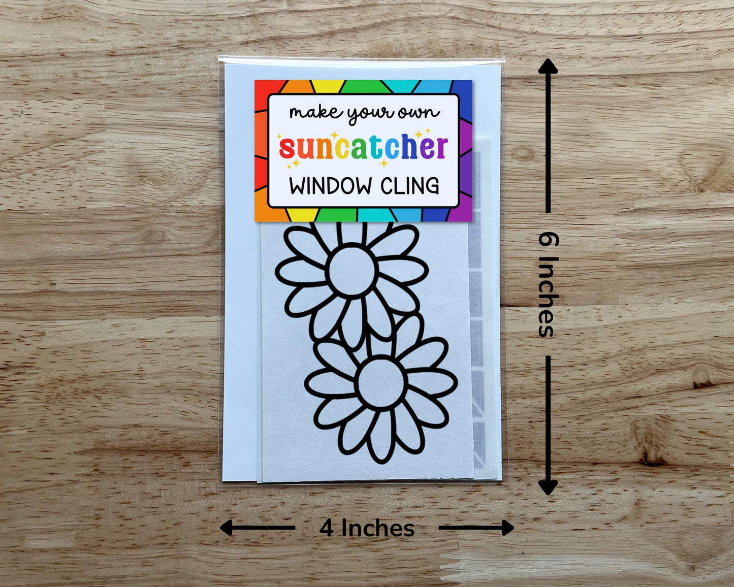 Mini Daisy Suncatcher Sticker Craft Kit