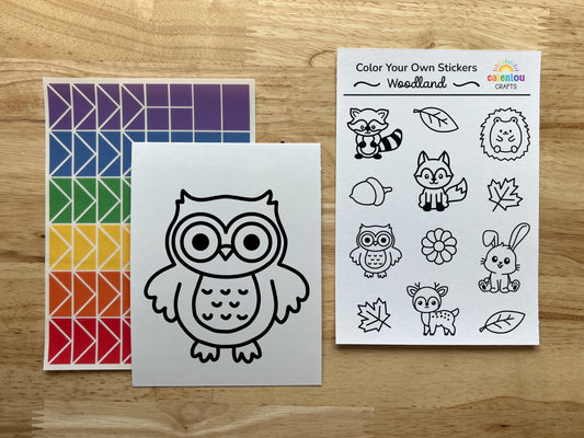 Woodland Animal Party Favor Bag