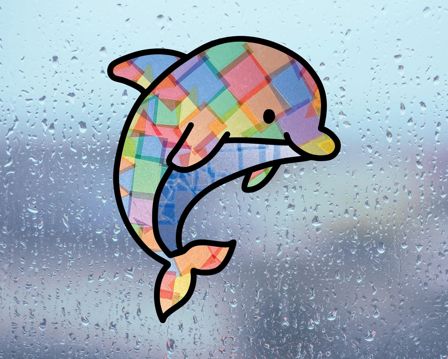 Dolphin Suncatcher Sticker Craft Kit