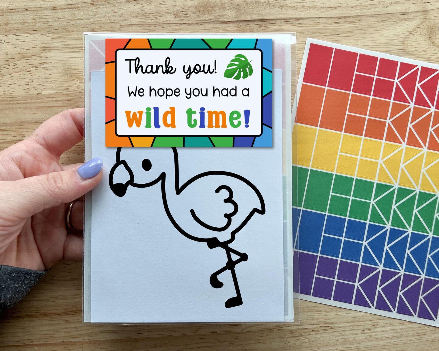 Flamingo Suncatcher Craft Party Favor