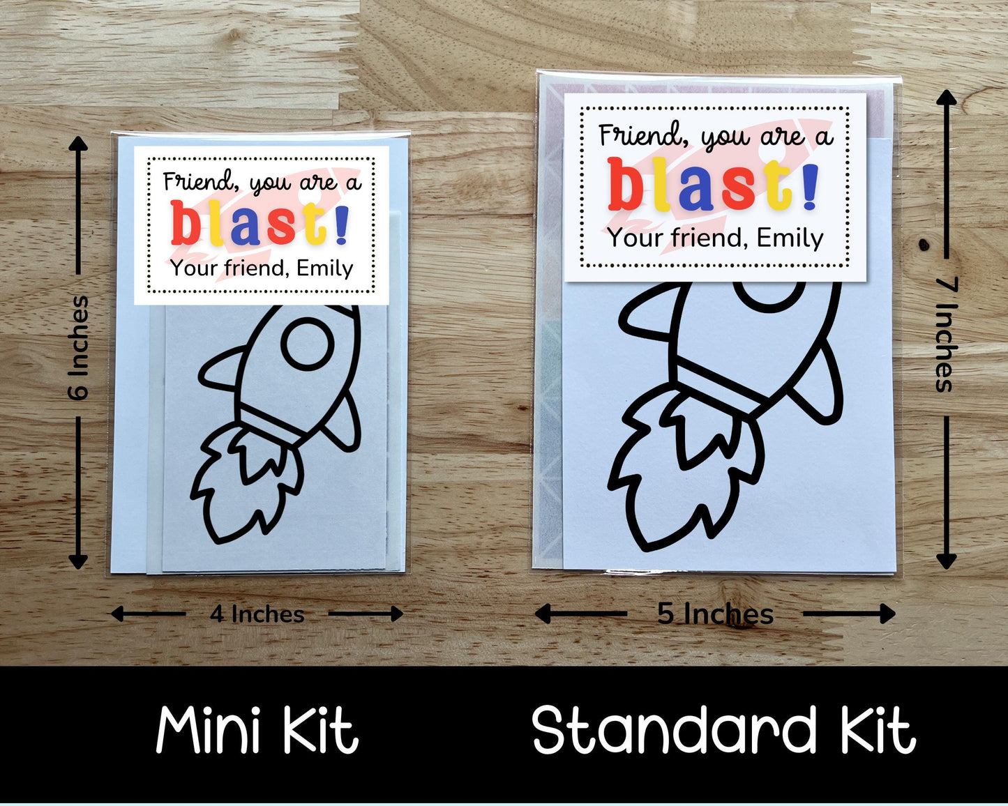 Rocket Valentines Day Class Favor, Suncatcher Craft Kit