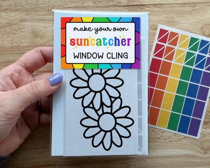 Mini Daisy Suncatcher Sticker Craft Kit