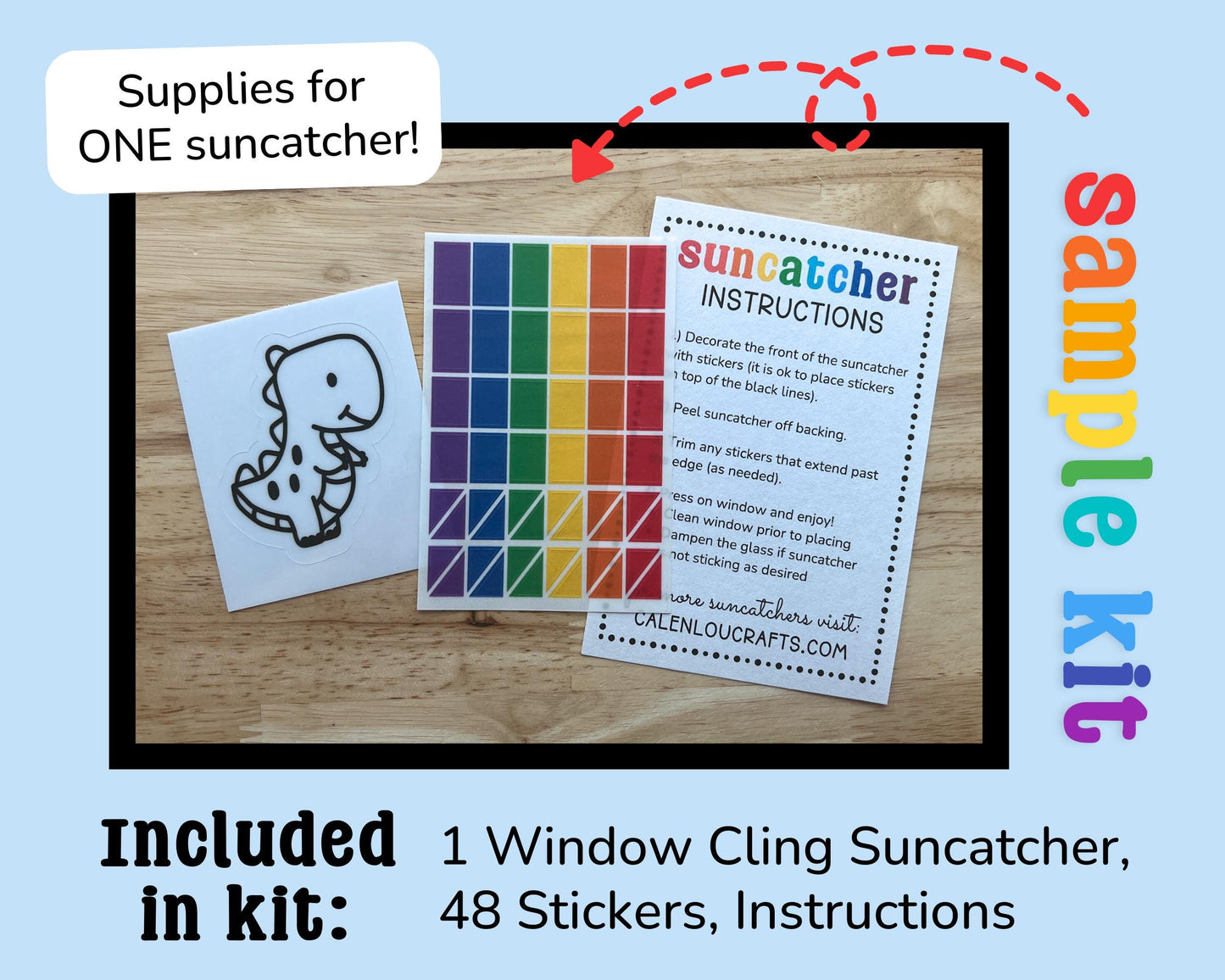 Mini Penguin Suncatcher Sticker Holiday Craft Kit