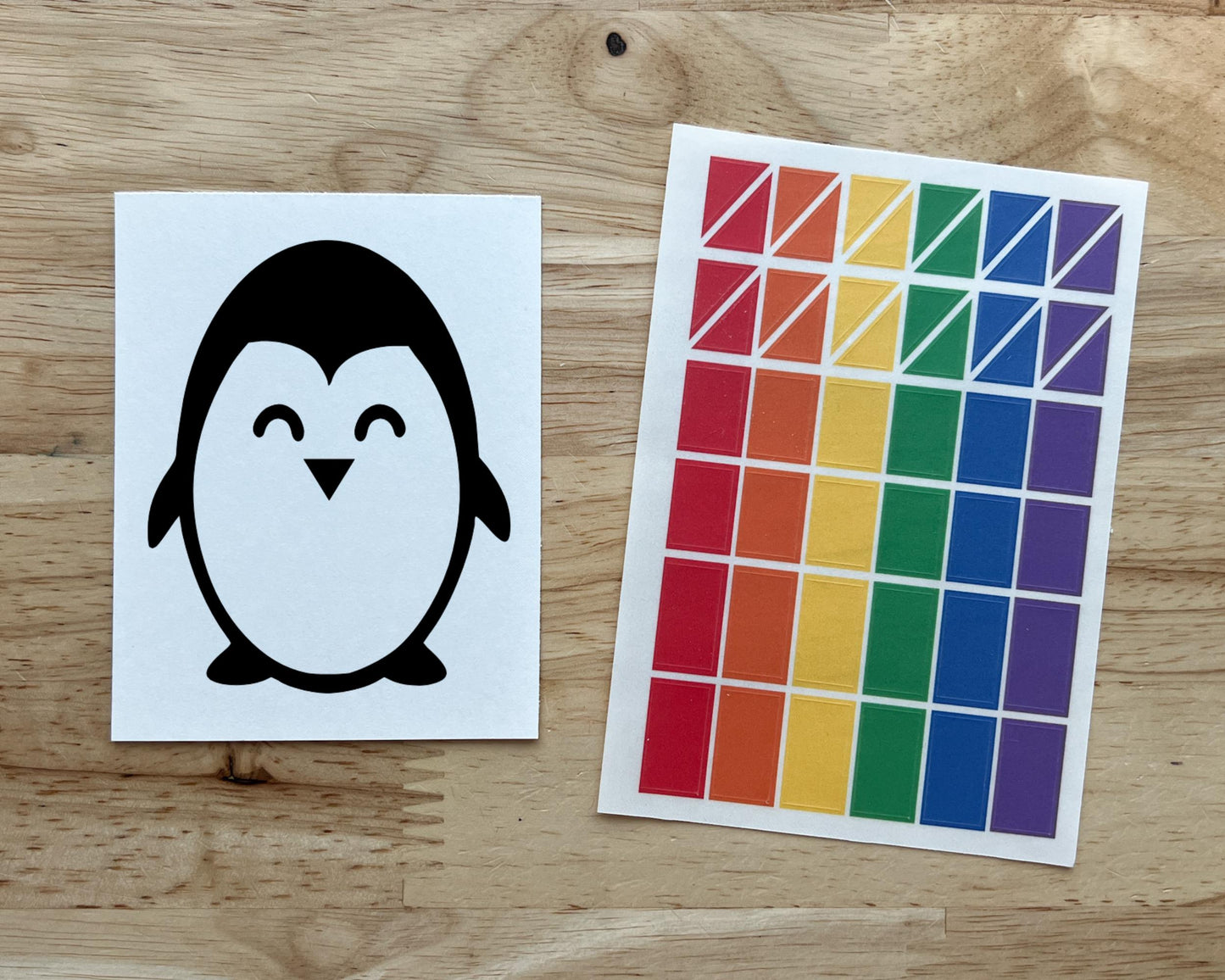 Mini Penguin Suncatcher Sticker Holiday Craft Kit