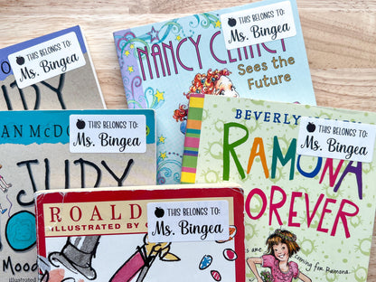 Custom Teacher Supply Labels (Set of 10)