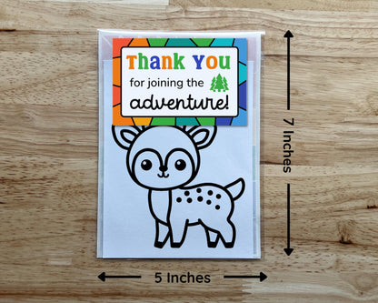 Deer Suncatcher Craft Party Favor