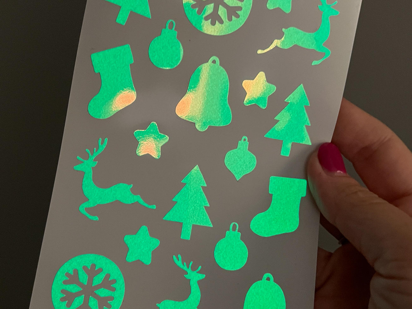 Christmas Glow in the Dark Stickers
