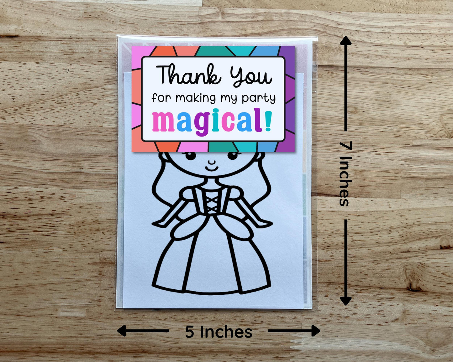 Princess Suncatcher Craft Party Favor
