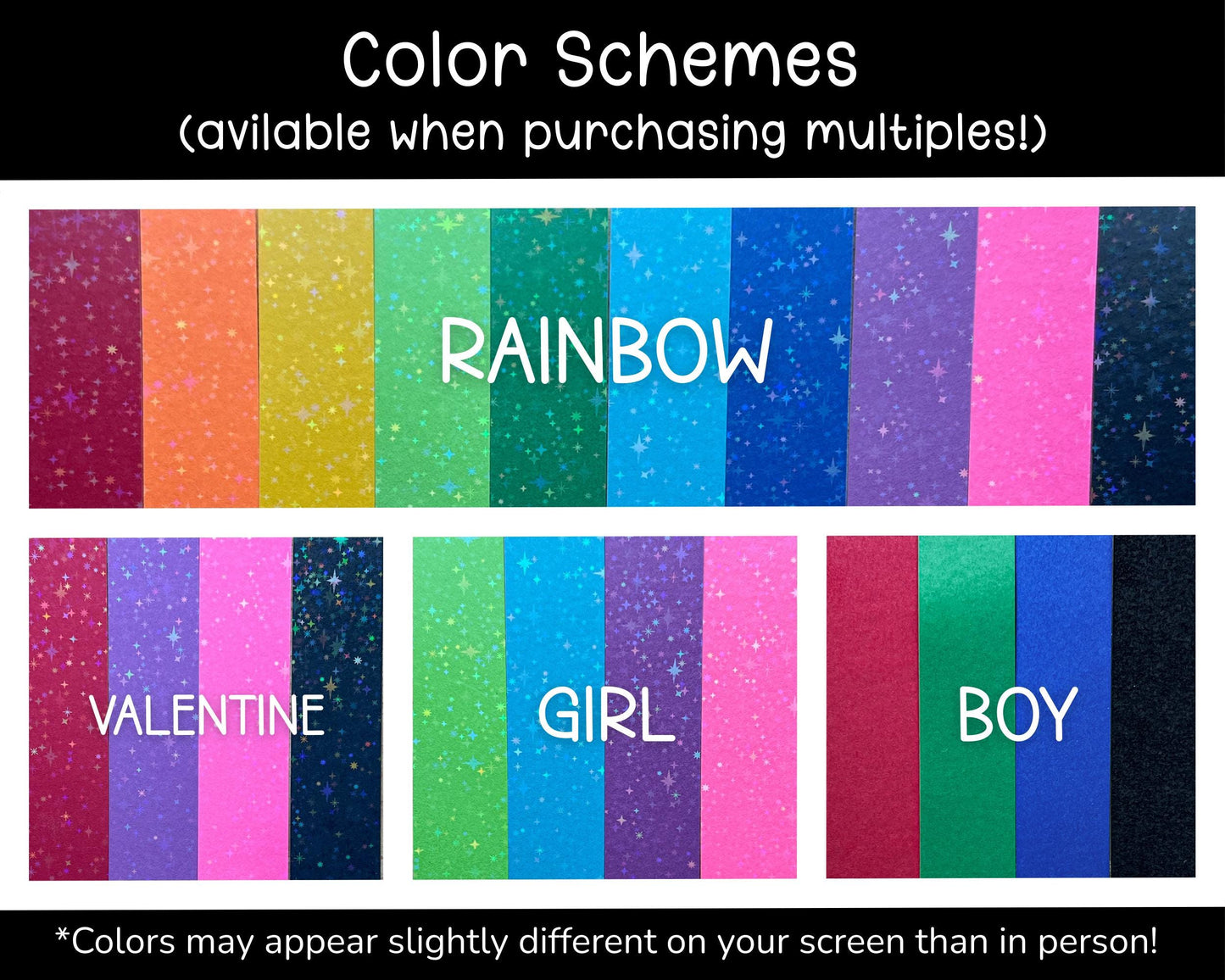 Bulk Magnetic Bookmark Valentines Day Favors