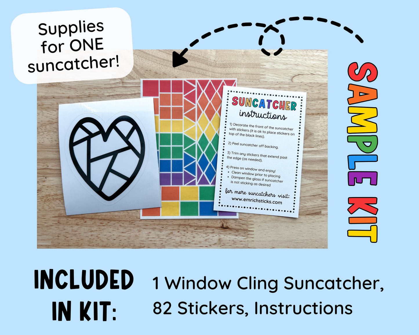 Excavator Suncatcher Craft Party Favor