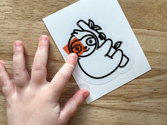 Sloth Suncatcher Craft Party Favor