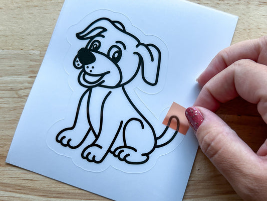 Dog Suncatcher Sticker Craft Kit
