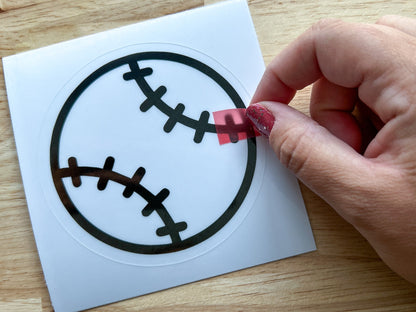 Baseball Suncatcher Craft Party Favor