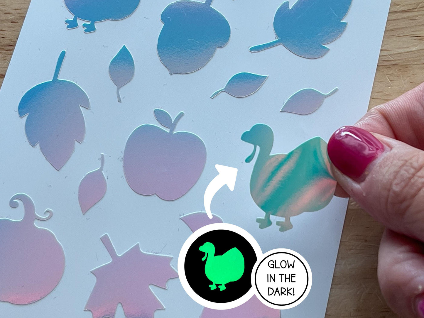 Thanksgiving Glow in the Dark Stickers