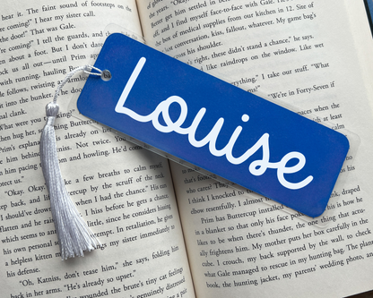 Personalized School Colors Bookmark