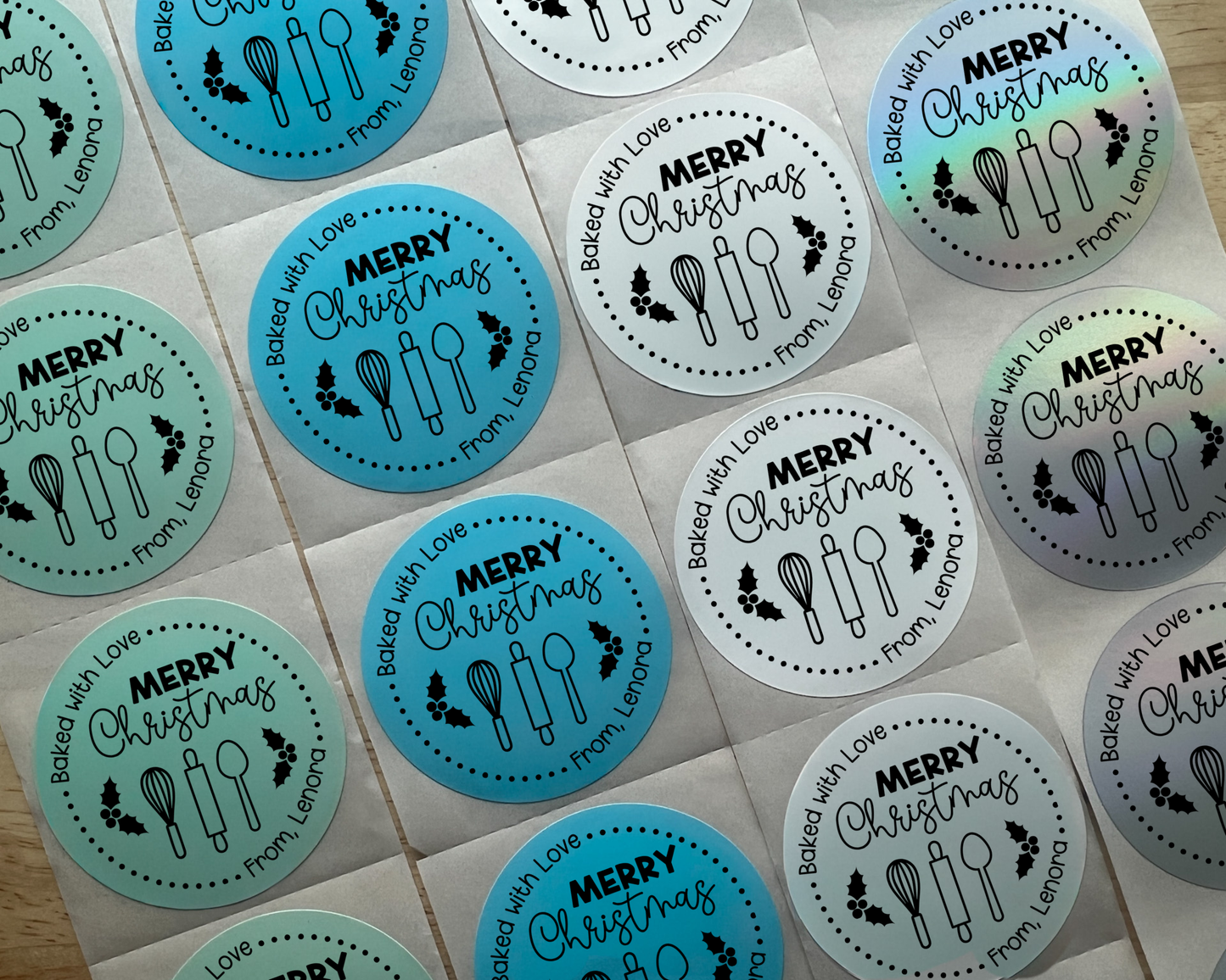 Holiday Baking Gift Label (Set of 10)