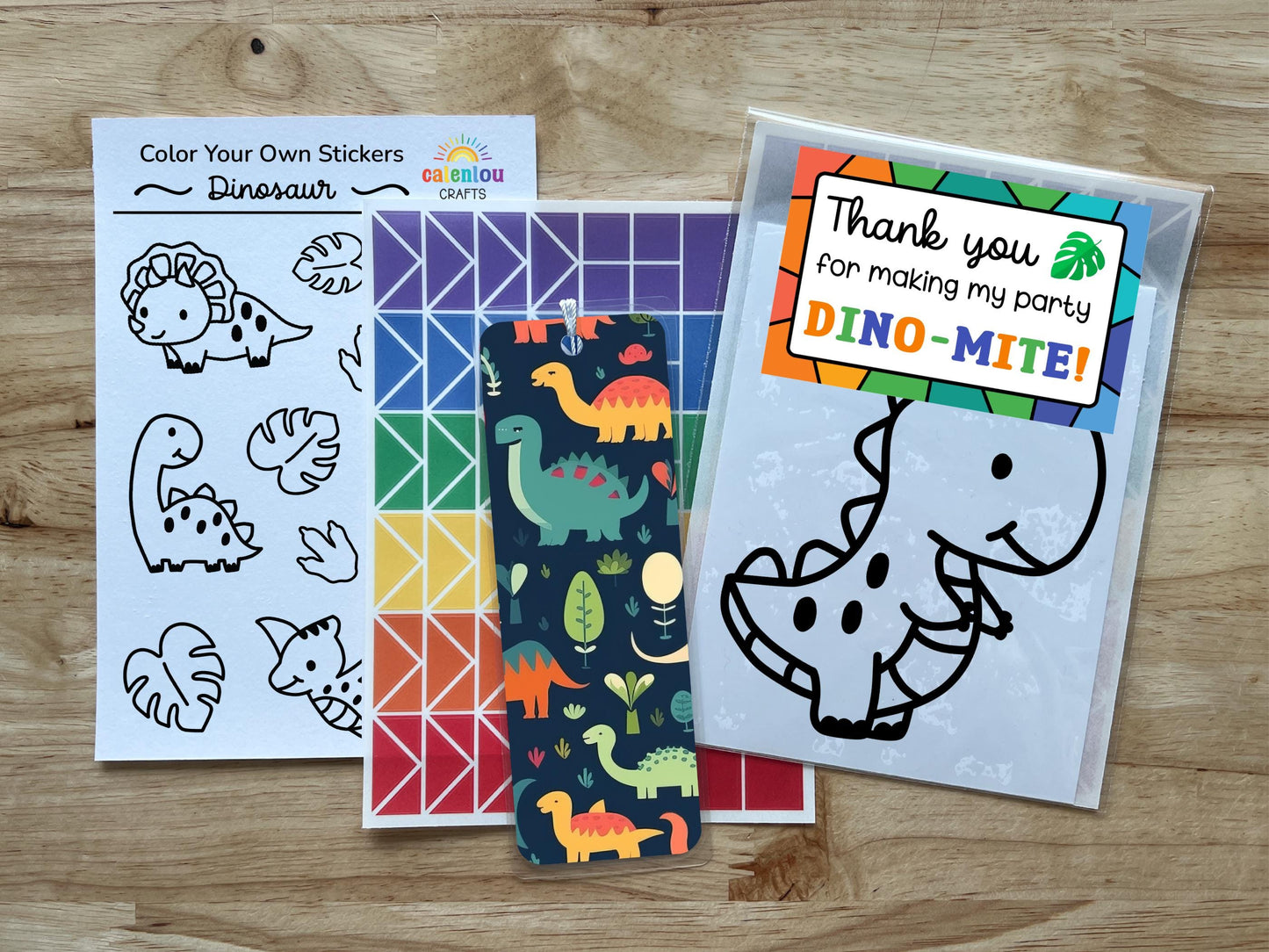 Dinosaur Party Favor Bag