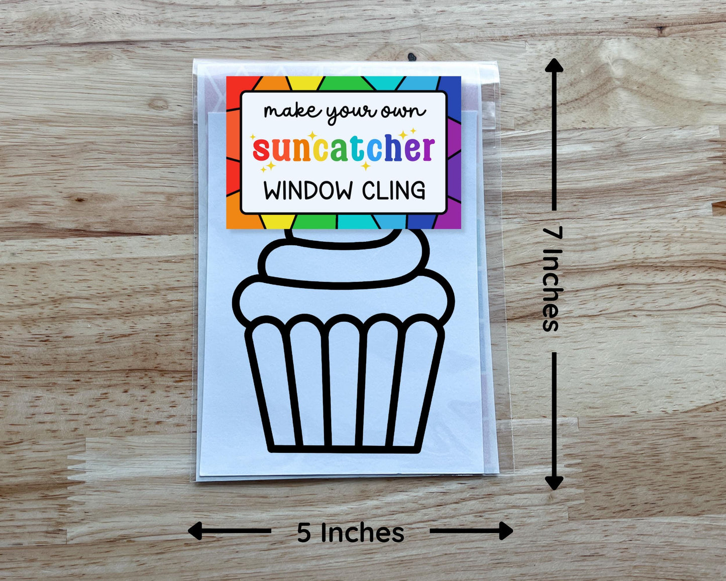 Sweet Treat Suncatcher Sticker Craft Kit, Set of 4