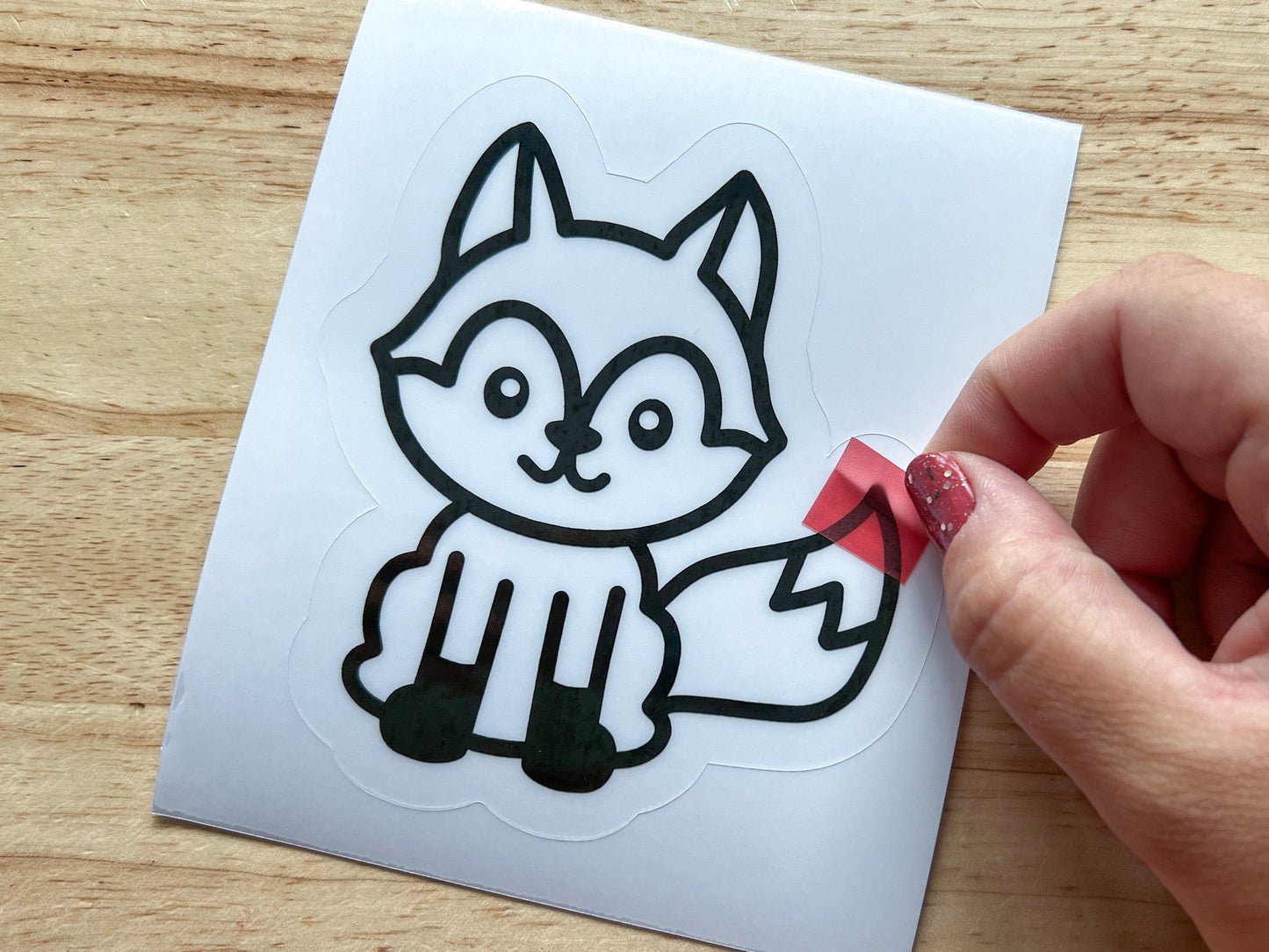 Forest Animal Suncatcher Sticker Craft Kit, Set of 4