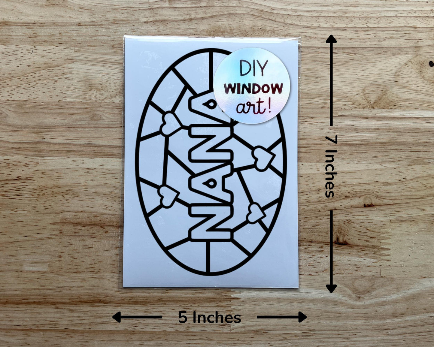 Nana Suncatcher Sticker Craft Kit
