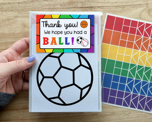 Soccer Suncatcher Craft Party Favor