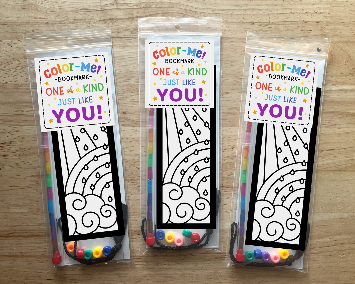 Rainbow Coloring Bookmark Craft Kit