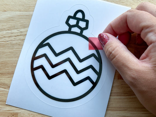 Christmas Ornament Suncatcher, Holiday Craft Kit