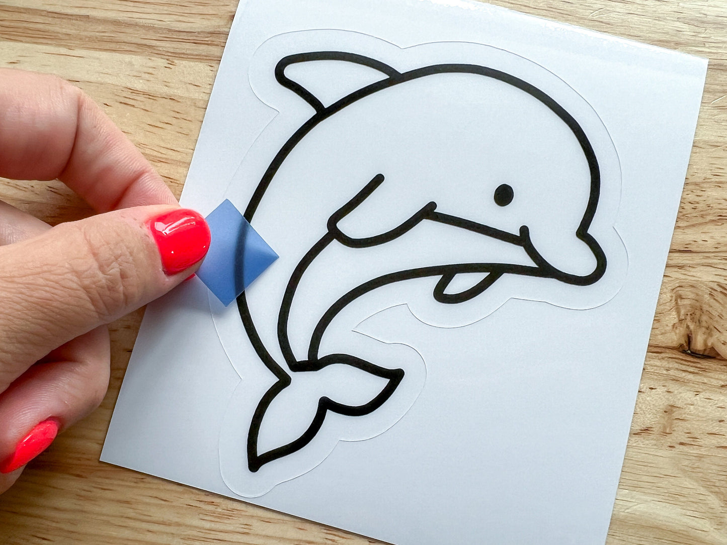 Dolphin Suncatcher Sticker Craft Kit