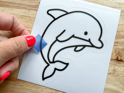 Dolphin Suncatcher Sticker Craft Kit