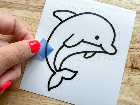 Dolphin Suncatcher Sticker Craft Kit