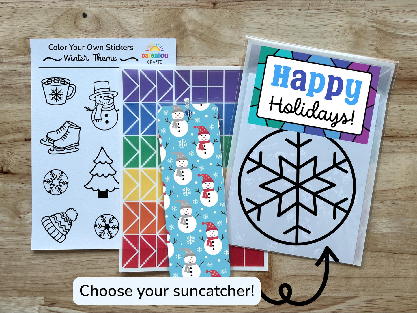 Winter Party Favor Bag