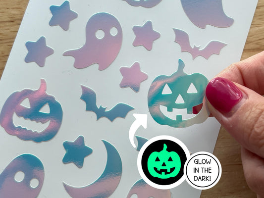 Halloween Glow in the Dark Stickers