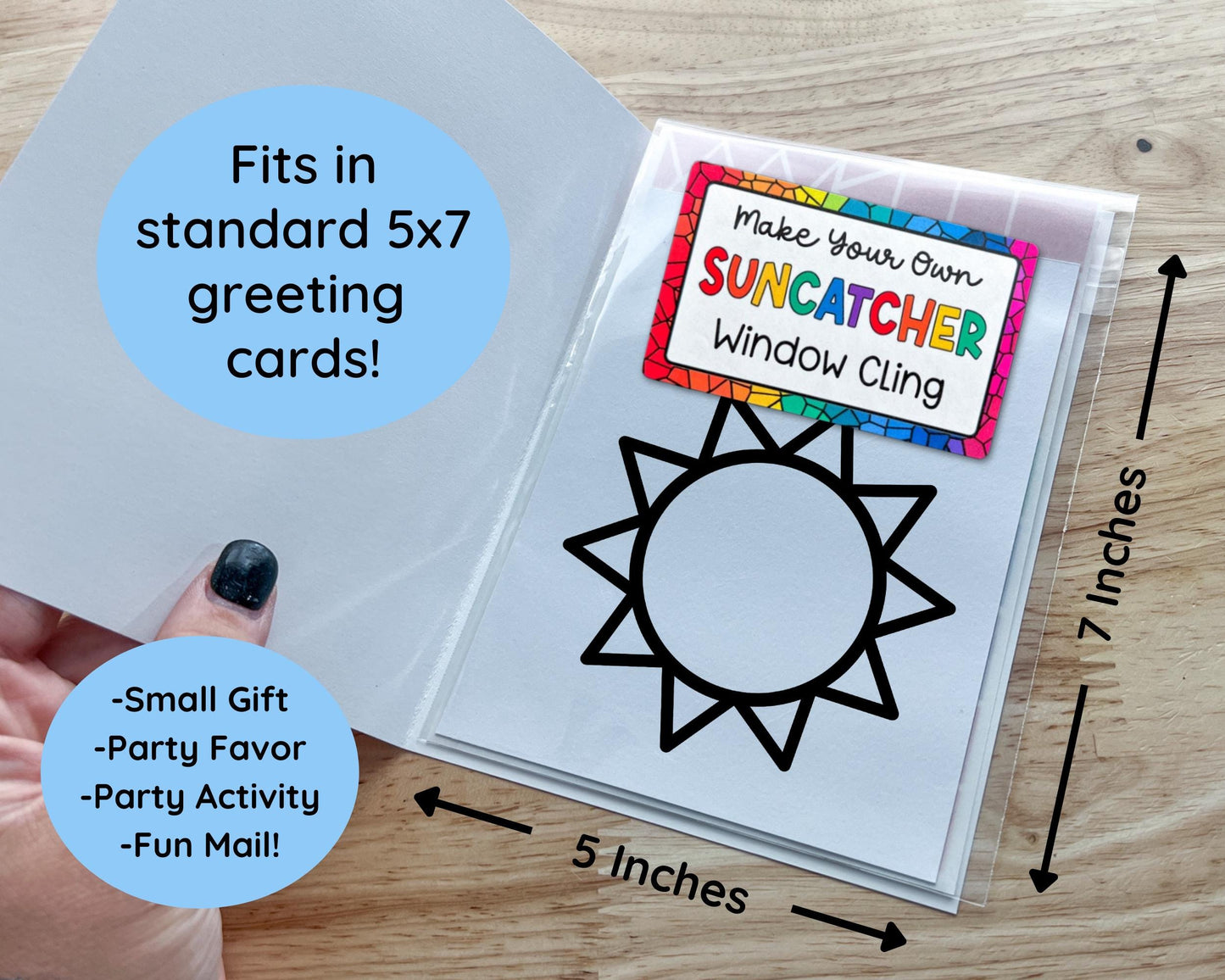 Excavator Suncatcher Craft Party Favor