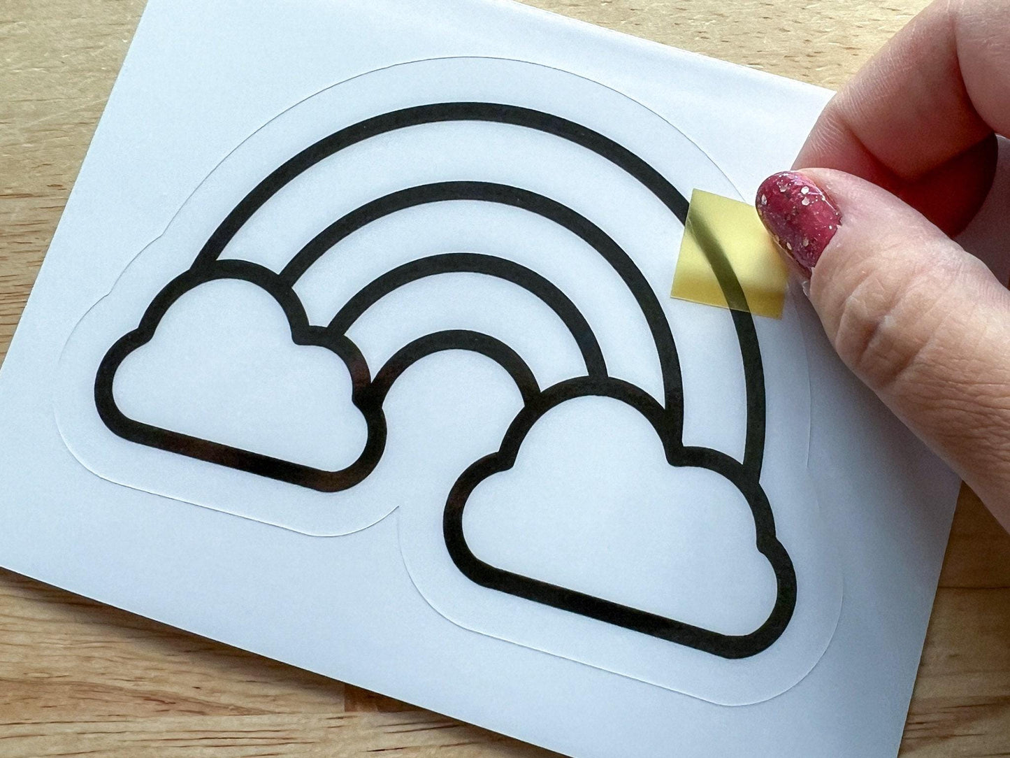 Rainbow Suncatcher Sticker Craft Kit