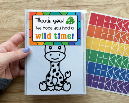 Giraffe Suncatcher Craft Party Favor