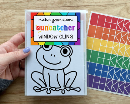 Frog Suncatcher Sticker Craft Kit