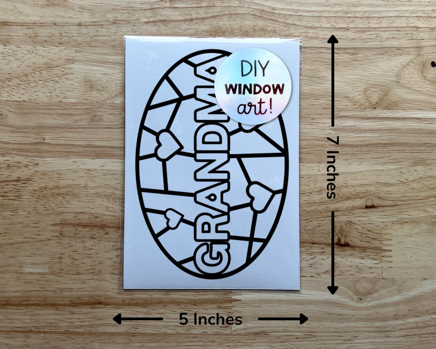 Grandma Suncatcher Sticker Craft Kit
