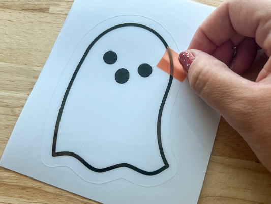 Ghost Suncatcher Sticker Halloween Craft Kit