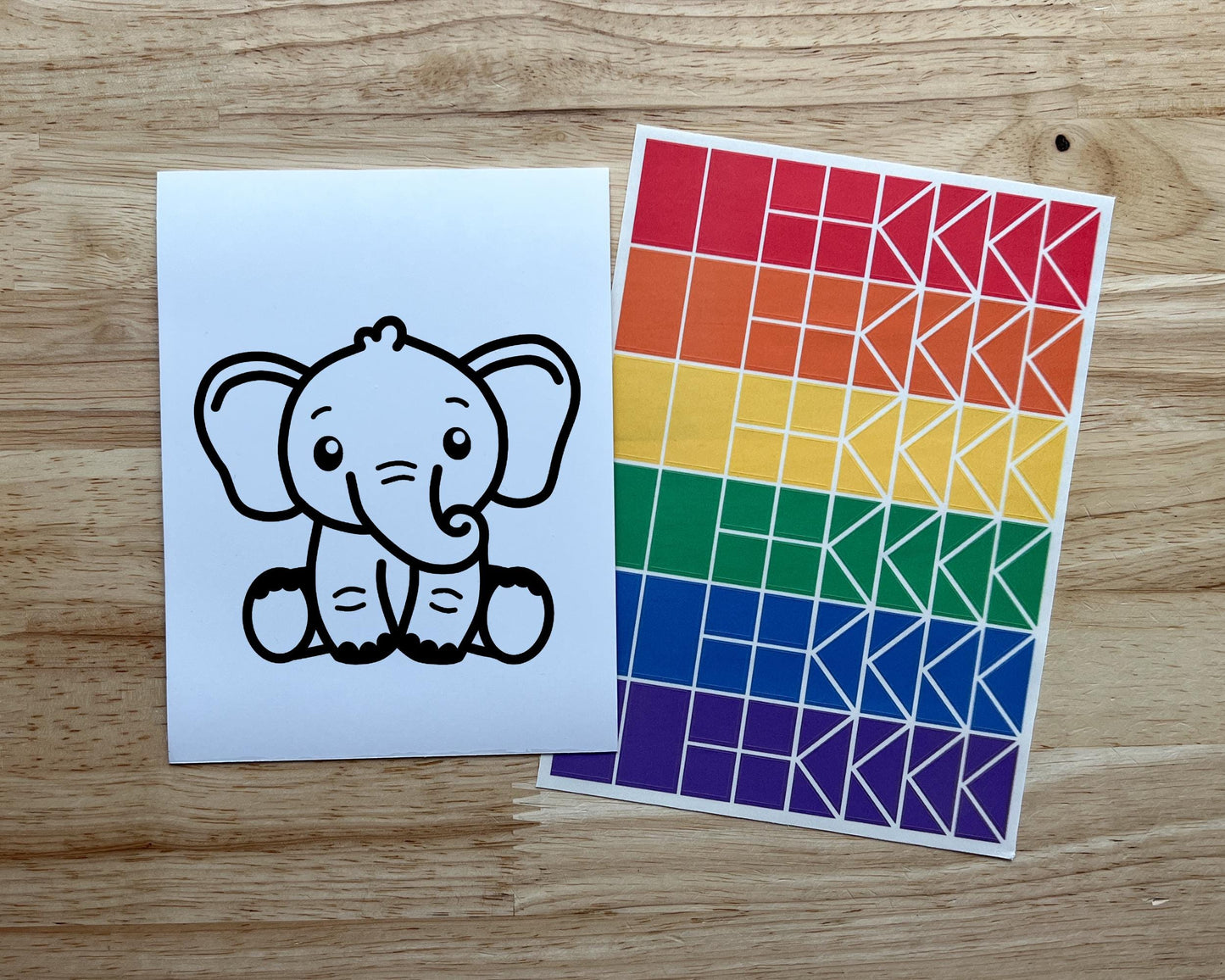 Elephant Suncatcher Craft Party Favor