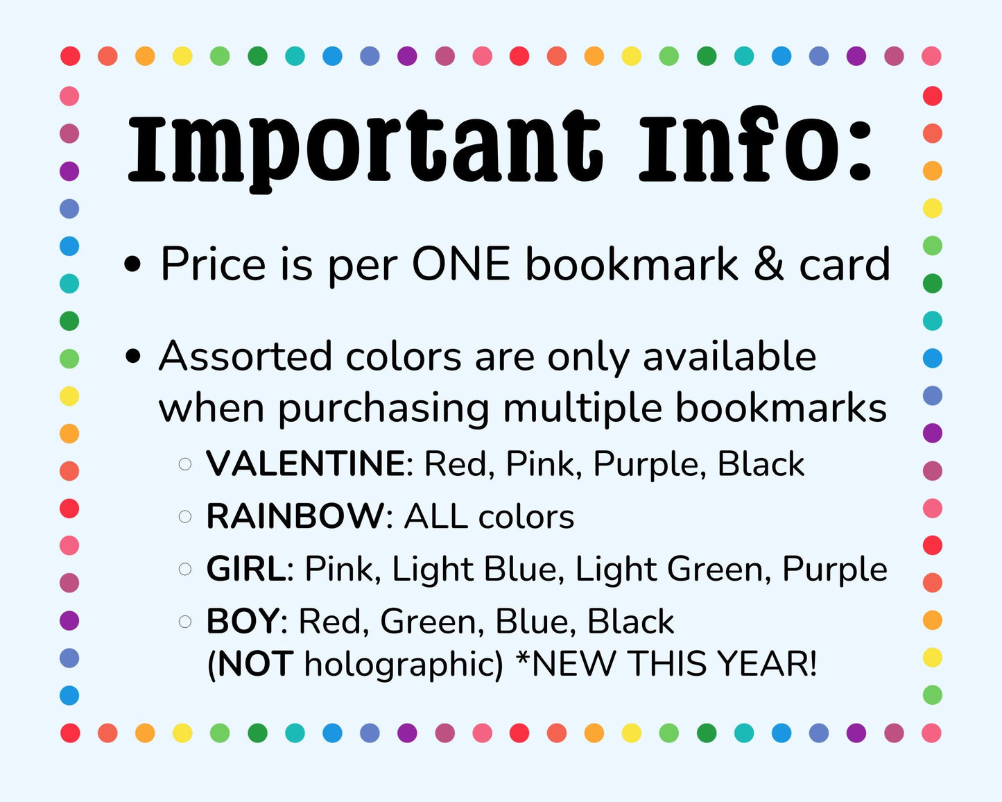 Bulk Magnetic Bookmark Valentines Day Favors